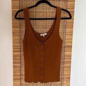 Madewell sweater tank